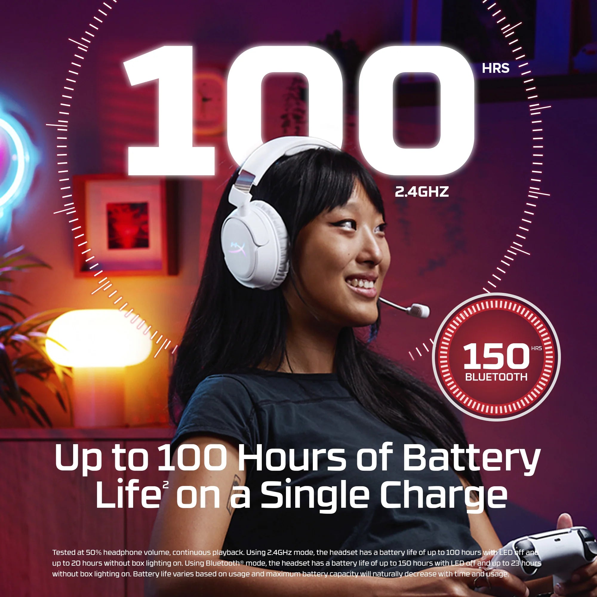 A Photo Of HyperX Cloud Flight 2 - Wireless Gaming Headset
