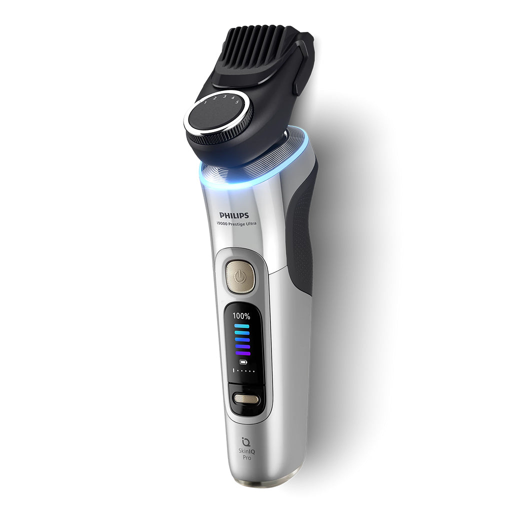 A Photo Of Philips i9000 Prestige Ultra Wet and Dry Electric Shaver with SkinIQ Pro - XP9404/31