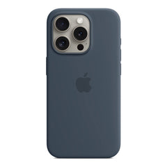 A Photo Of Apple iPhone 15 Pro Silicone Case with MagSafe - Black