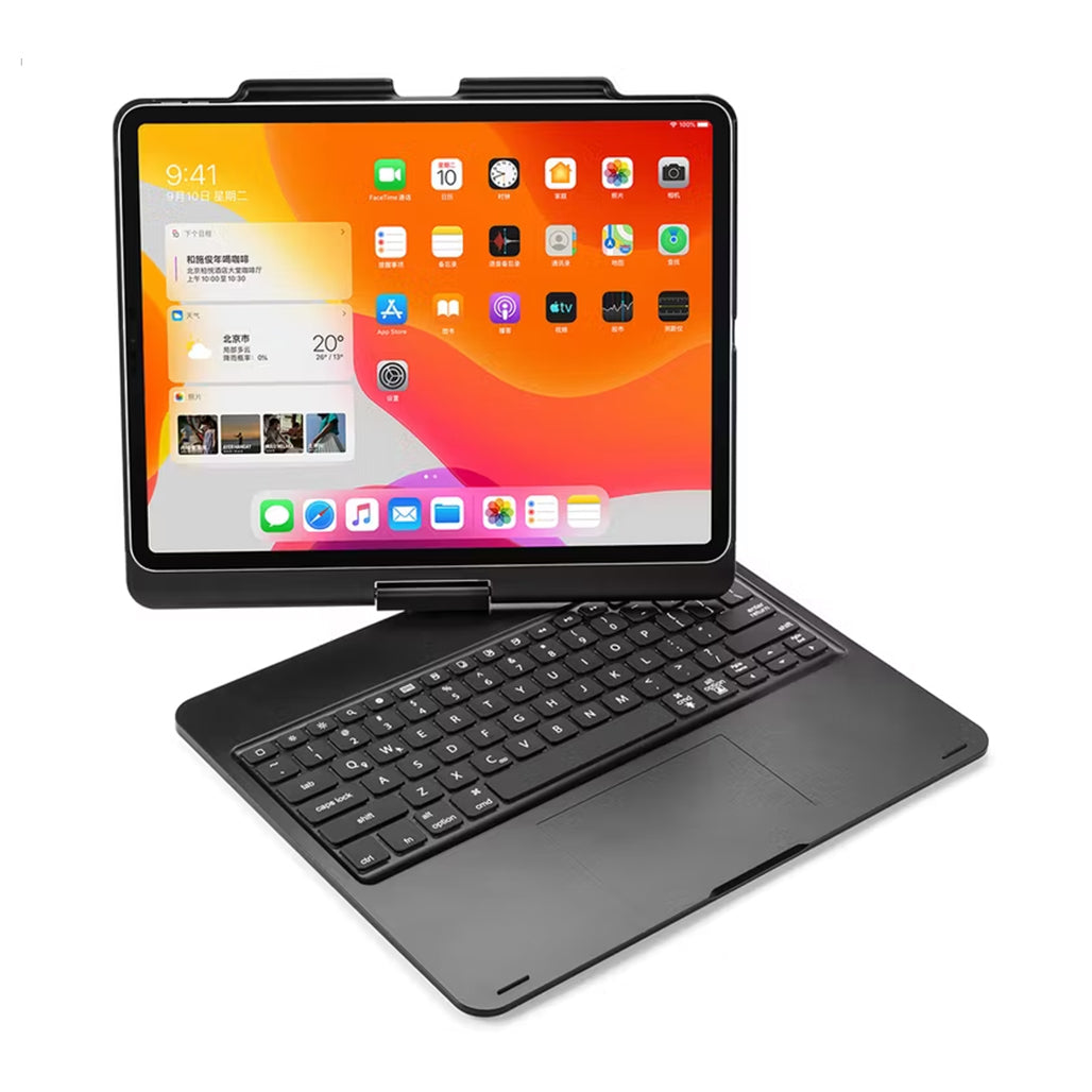 A Photo Of Green Lion 360° iPad Keyboard 500mAh for IPad Pro 12.9 inch - Black