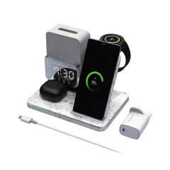 A Photo Of ITFIT 3 IN 1 Night-Light Wireless Charger with Alarm Clock & 30W USB-C Travel Adapter – Winter Limited Edition
