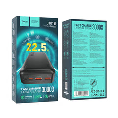 A Photo Of Hoco J101B Astute 22.5W 30000mAh Power Bank – Black