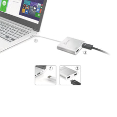 A Photo Of J5Create USB 3.0 to Dual HDMI™ Multi-Monitor Adapter JUA365 - 4K & 2K Display Support, External Video Card
