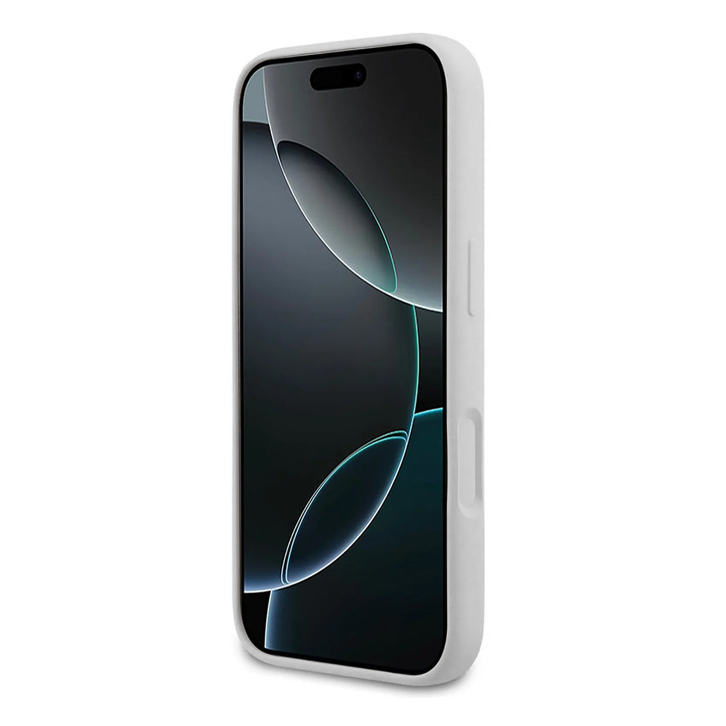 A Photo Of Karl Lagerfeld Liquid Silicone Case with Karl Sketch for iPhone 17 Pro