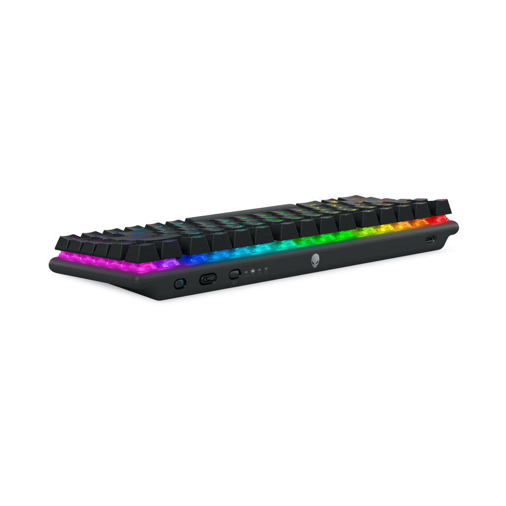 A Photo Of Dell Alienware Pro Wireless Gaming Keyboard - Dark Side of the Moon