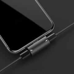 A Photo Of Baseus L46 iP Male to Dual iP Female Adapter - Charging, Music, and Calling Support
