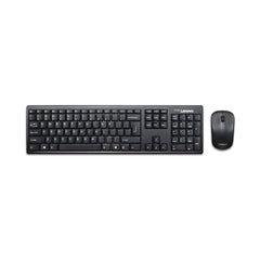 A Photo Of Lenovo 100 Wireless Keyboard and Mouse Combo - English and Arabic, Black