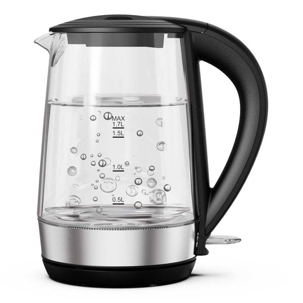 A Photo Of LePresso 360 Transparent Quick-Boil Glass Kettle - 1.7 Liter Capacity, 360° Rotation Base, Boil Dry Protection
