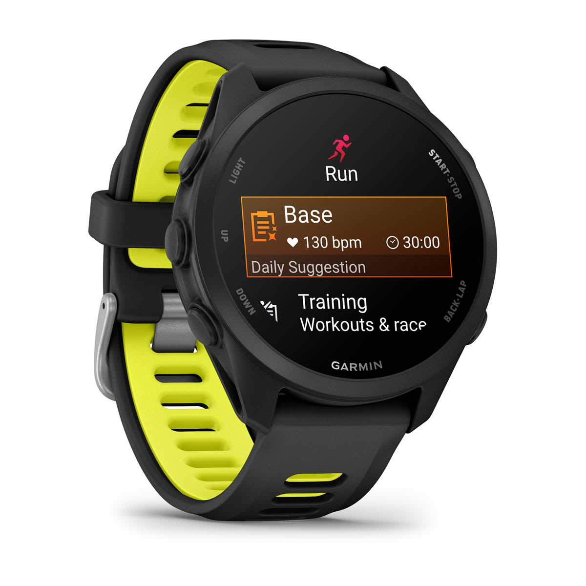 A Photo Of Garmin Forerunner 170 Music - GPS Running Smartwatch with AMOLED Display