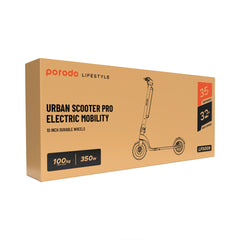 A Photo Of Porodo Lifestyle Urban Scooter Pro - Black