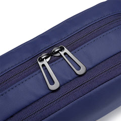 A Photo Of Porodo Organizer Pouch Navy – Dual Compartment Travel Bag with Water-Repellant Polyester & Mesh Pockets
