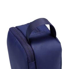 A Photo Of Porodo Organizer Pouch Navy – Dual Compartment Travel Bag with Water-Repellant Polyester & Mesh Pockets