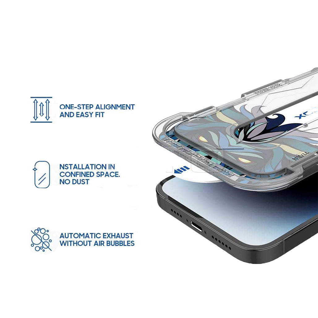 A Photo Of LITO Magic Box D+ Tools Full Glass Screen Protector for Apple iPhone 14 Pro – HD Transparency & Scratch Resistant