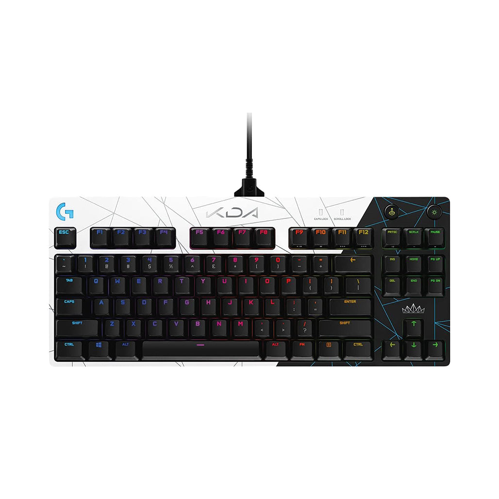 A Photo Of Logitech KDA G Pro TKL Wired Mechanical Gaming Keyboard - GX Clicky Switches - 920-010077