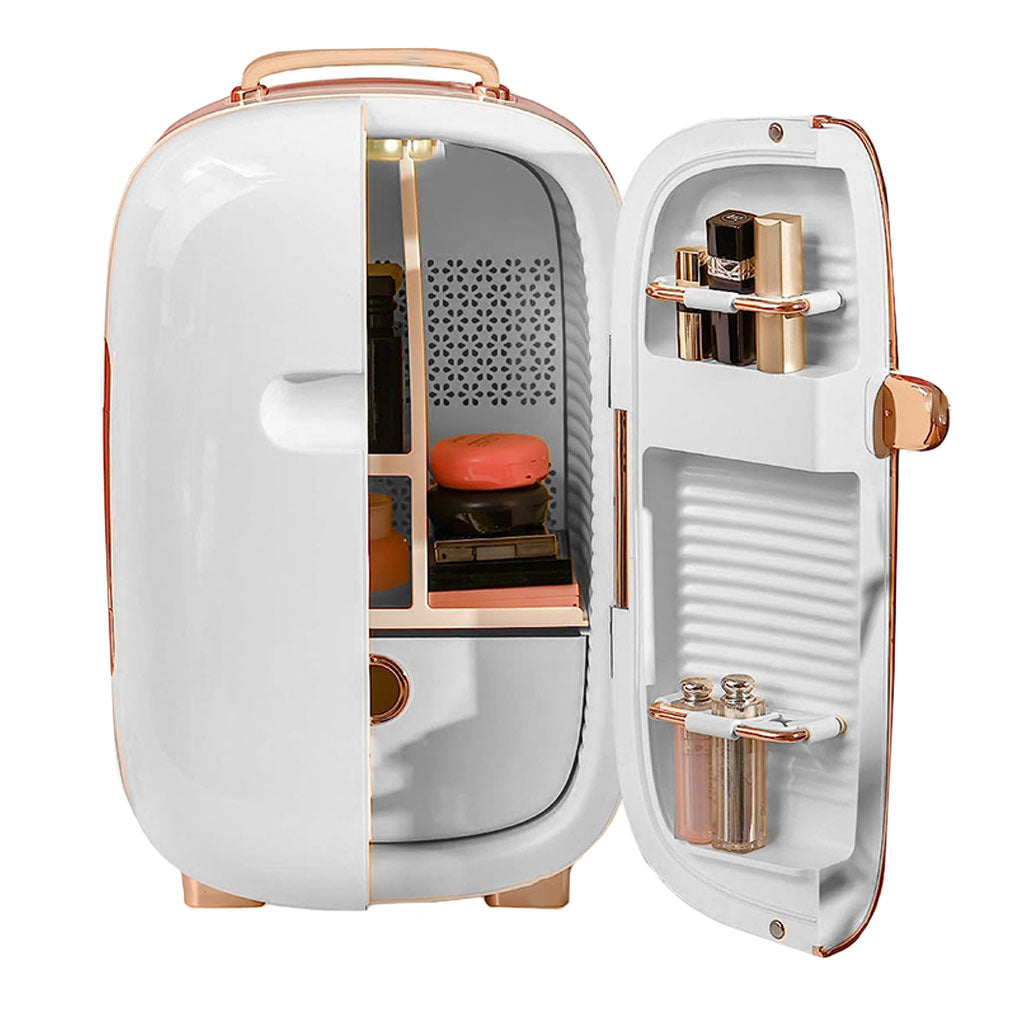 A Photo Of Green Lion Portable Skincare Fridge