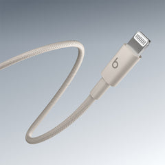 A Photo Of Beats USB-C to Lightning Woven Charging Cable 1.5m – Fast Charging, Tangle-Free, CarPlay Compatible