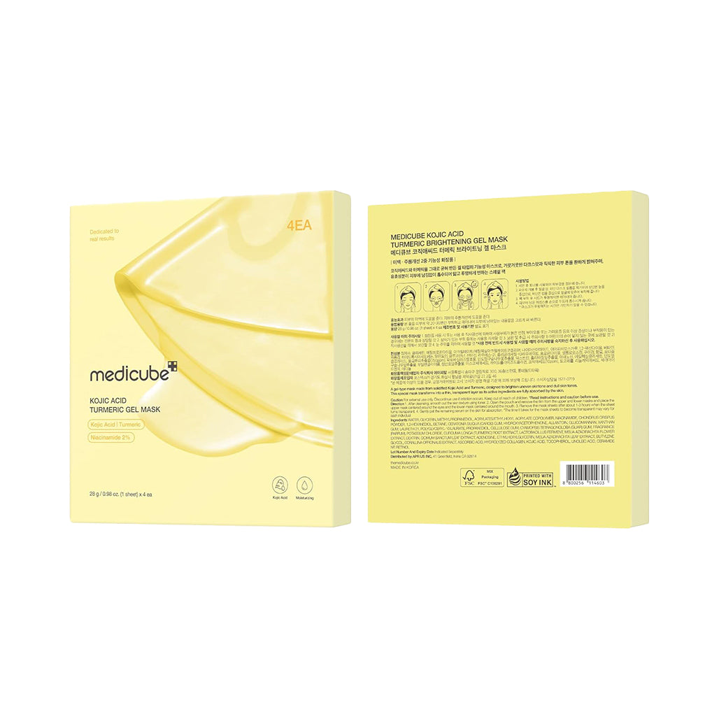 A Photo Of Medicube Kojic Acid Turmeric Gold Jelly Gel Mask