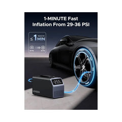 A Photo Of Ugreen ET723 150PSI Pro Tire Inflator Corded & Cordless Air Compressor