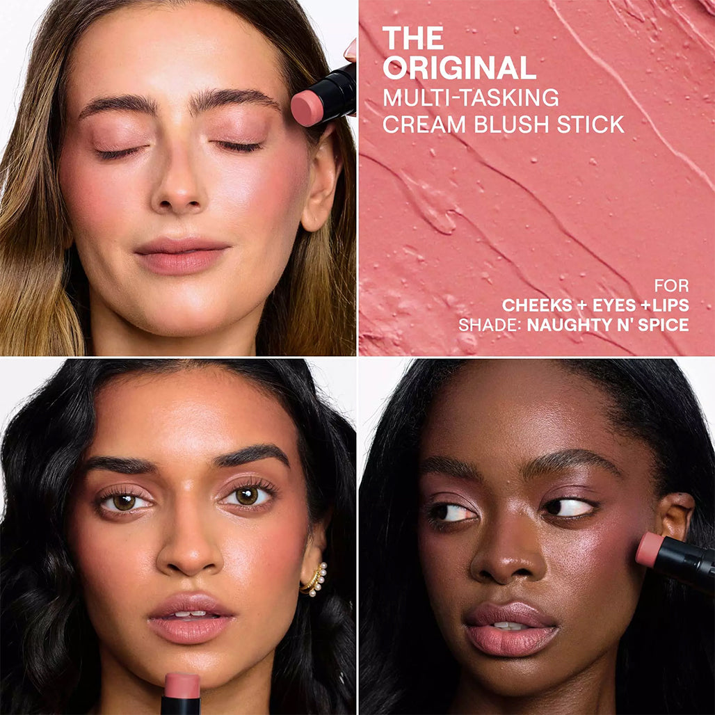A Photo Of NUDESTIX Rose Glow Skin Set – Limited Edition Cream Blush & Glow Highlight Stick Duo