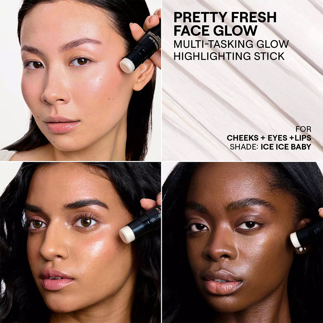 A Photo Of NUDESTIX Rose Glow Skin Set – Limited Edition Cream Blush & Glow Highlight Stick Duo