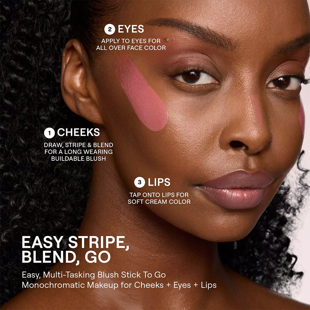 A Photo Of NUDESTIX Rose Glow Skin Set – Limited Edition Cream Blush & Glow Highlight Stick Duo