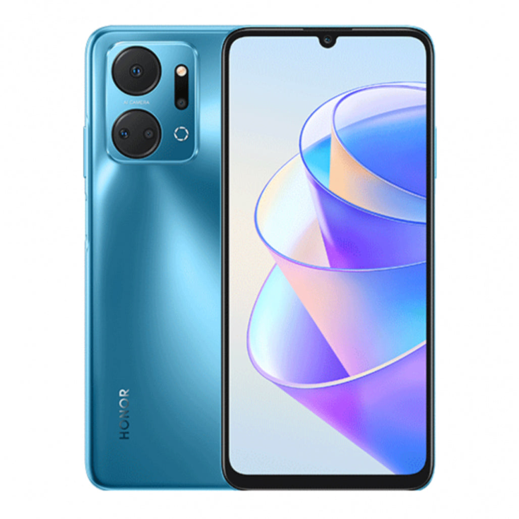 A Photo Of Honor X7A 6GB Ram - 128GB Storage - Ocean Blue