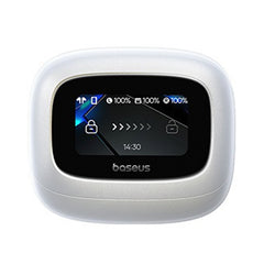 A Photo Of Baseus Bowie M2s Ultra Headphones with Display: High-Quality Sound, Noise Cancellation & Advanced Features
