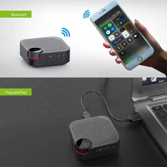 A Photo Of Porodo Bluetooth Conference Speaker - Black