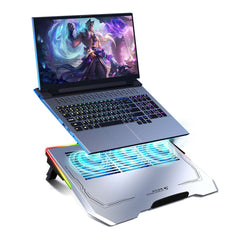 A Photo Of Porodo Gaming Al RGB Laptop Cooling Fan