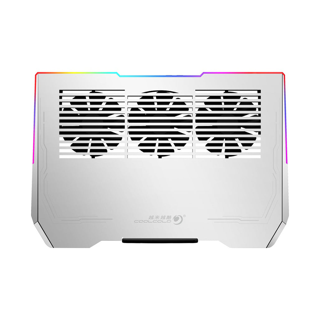 A Photo Of Porodo Gaming Al RGB Laptop Cooling Fan