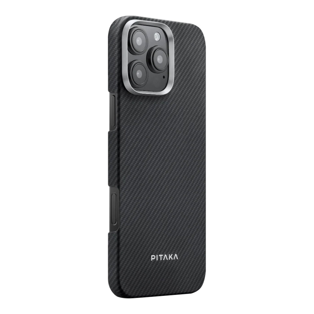 A Photo Of Pitaka Classic Ultra-Slim Case for iPhone 16 Pro Max – Lightweight Aramid Fiber Protection with Magnetic Integration