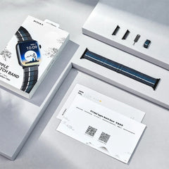 A Photo Of Pitaka Poetry of Things - Moon Aramid Carbon Fiber Watch Band For Apple Watch | 40mm-41mm-42mm-44mm-45mm-49mm