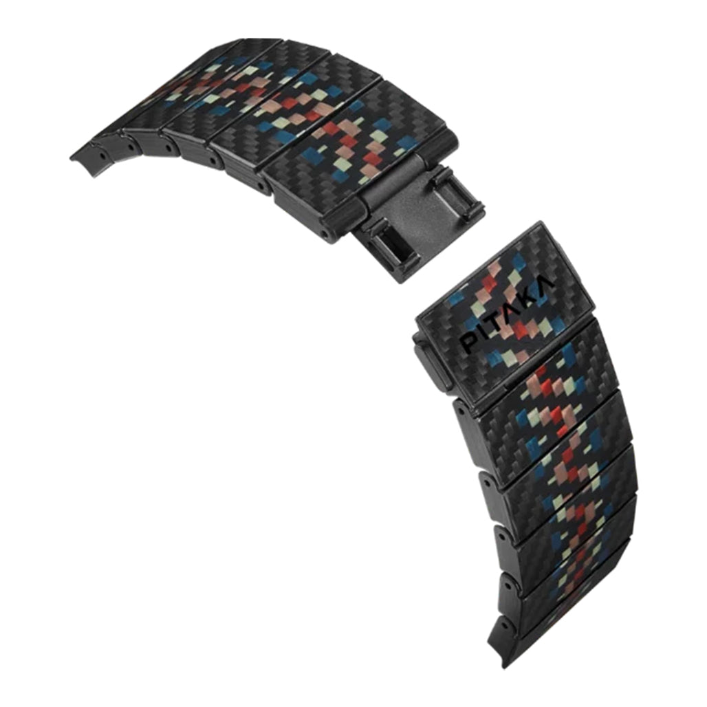 A Photo Of Pitaka Carbon Fiber Watch Band - Rhapsody Version | 40mm-41mm-42mm-44mm-45mm-49mm