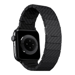 A Photo Of Pitaka Modern Aramid Carbon Fiber Watch Band For Apple Watch | 40mm-41mm-42mm-44mm-45mm-49mm
