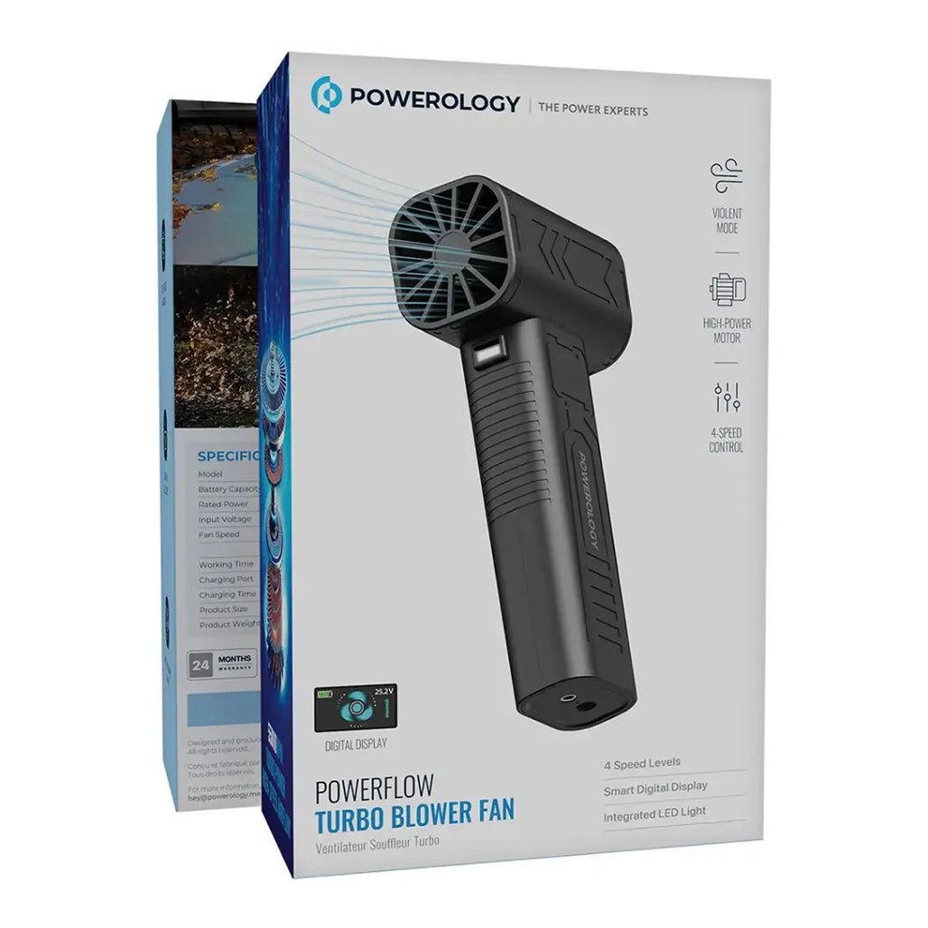 A Photo Of Powerology Powerflow Turbo Blower Fan