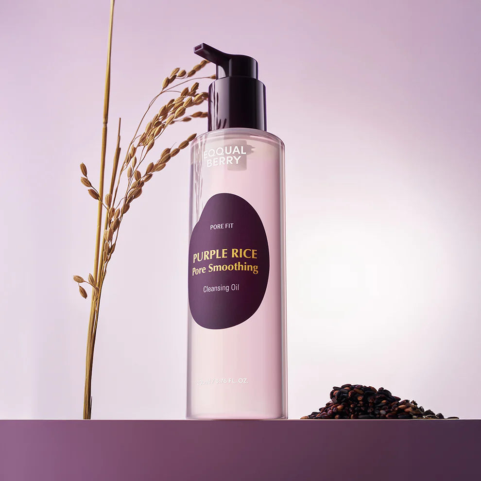 A Photo Of EQQUALBERRY Purple Rice Pore Smoothing Cleansing Oil - 50ml