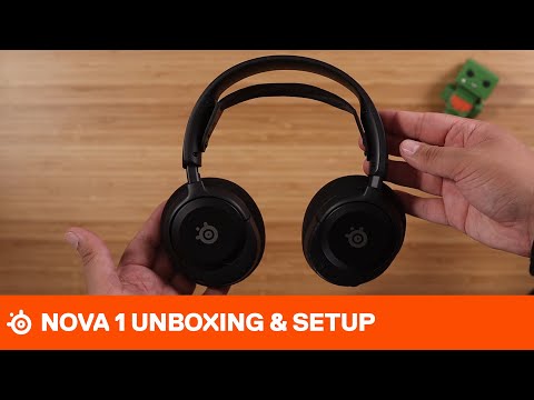 A Video Of SteelSeries Arctis Nova 1P - Premium Multi-Platform Wired Gaming Headset - Black