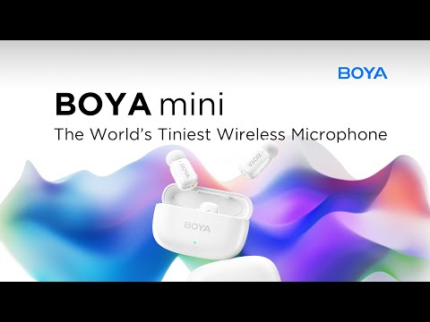 A Video Of BOYA Mini Ultracompact 2.4GHz Wireless Microphone System