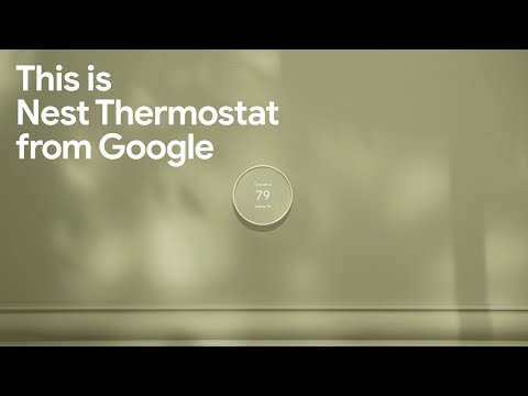 A Video Of Google Nest Thermostat