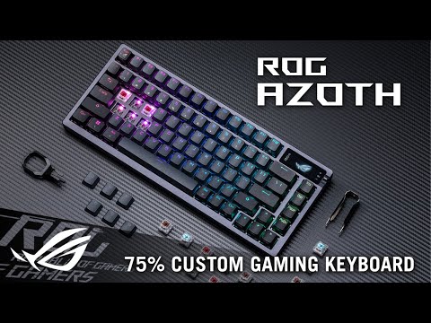 A Video Of Asus M701 ROG Azoth - 75% TKL Wireless Mechanical Gaming Keyboard with OLED Display