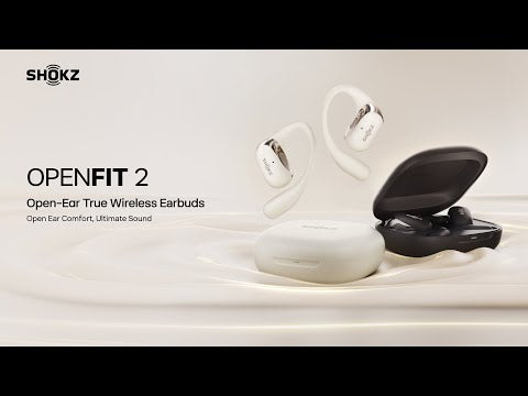 A Video Of Shokz OpenFit 2 - Open-Ear Wireless Headphones