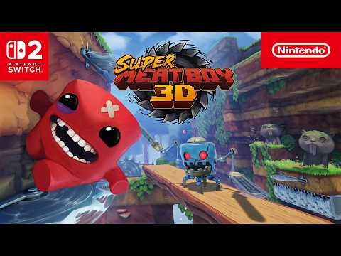 A Video Of Super Meat Boy 3D for Nintendo Switch 2