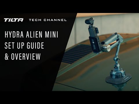 A Video Of Tilta Hydra Alien Mini Car Mount – Lightweight Hydraulic Camera Mount for DJI, Insta360, and iPhone