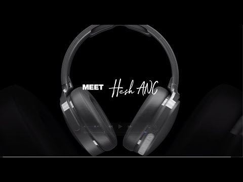 A Video Of Skullcandy Hesh ANC Wireless Headphones - Mod White