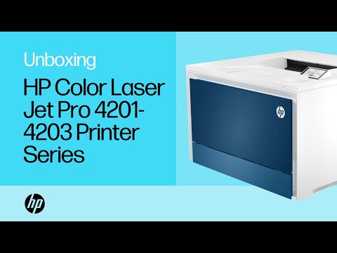 A Video Of HP Color LaserJet Pro 4203dw - Color Laser Printer
