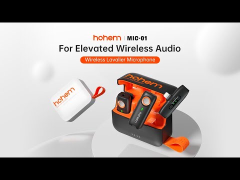 A Video Of Hohem MIC-01 Dual Wireless Lavalier Microphone with Charging Case – Type-C