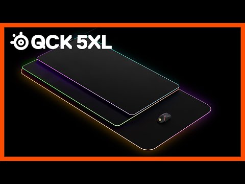 A Video Of SteelSeries QCK 3XL Gaming Mouse Pad | Extra-Large Cloth Surface for Ultimate Precision | 41458