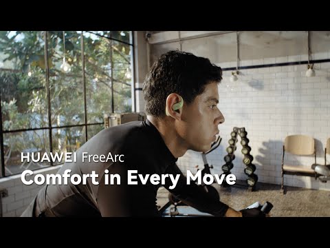 A Video Of HUAWEI FreeArc Wireless Earbuds – Immersive Sound, Adaptive Noise Cancellation & Long Battery Life