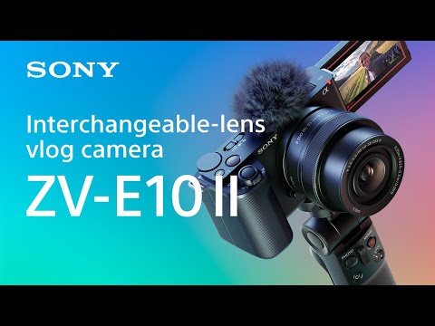 A Video Of Sony Alpha ZV-E10 II - APS-C Mirrorless Camera & 16-50mm Lens Kit