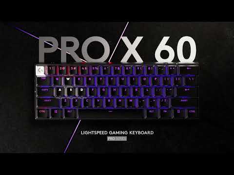 A Video Of Logitech PRO X 60 LIGHTSPEED Wireless Gaming Keyboard